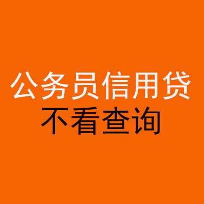 和静公务员信用贷款